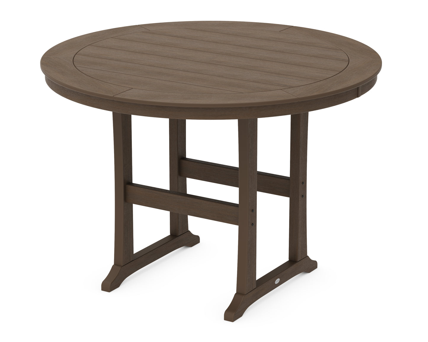 Nautical Trestle 60" Round Bar Table