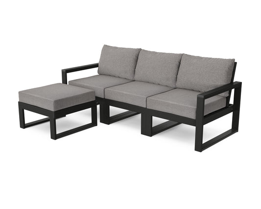 EDGE 4-Piece Modular Deep Seating Set with Ottoman