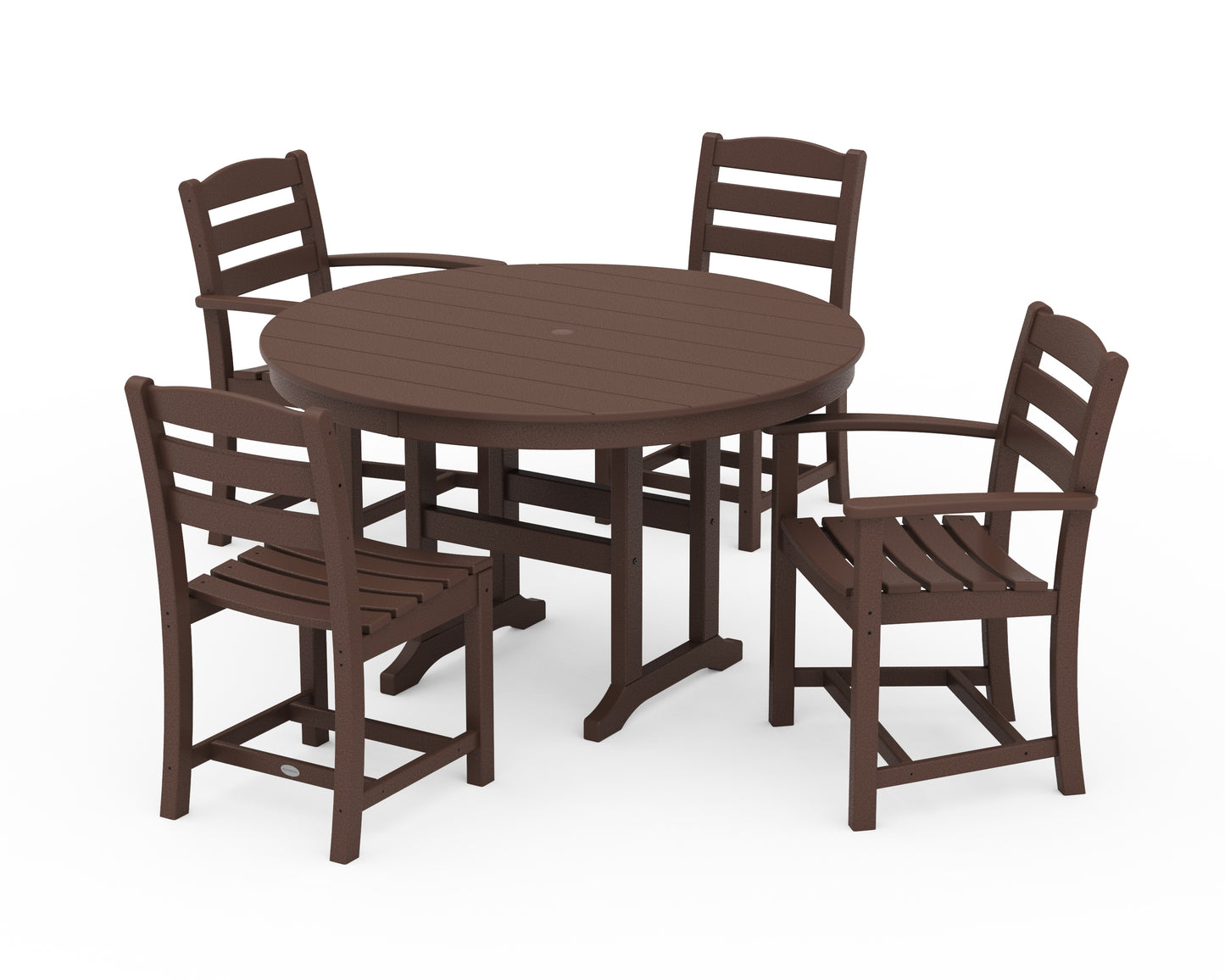 La Casa CafÃ© 5-Piece Round Farmhouse Dining Set