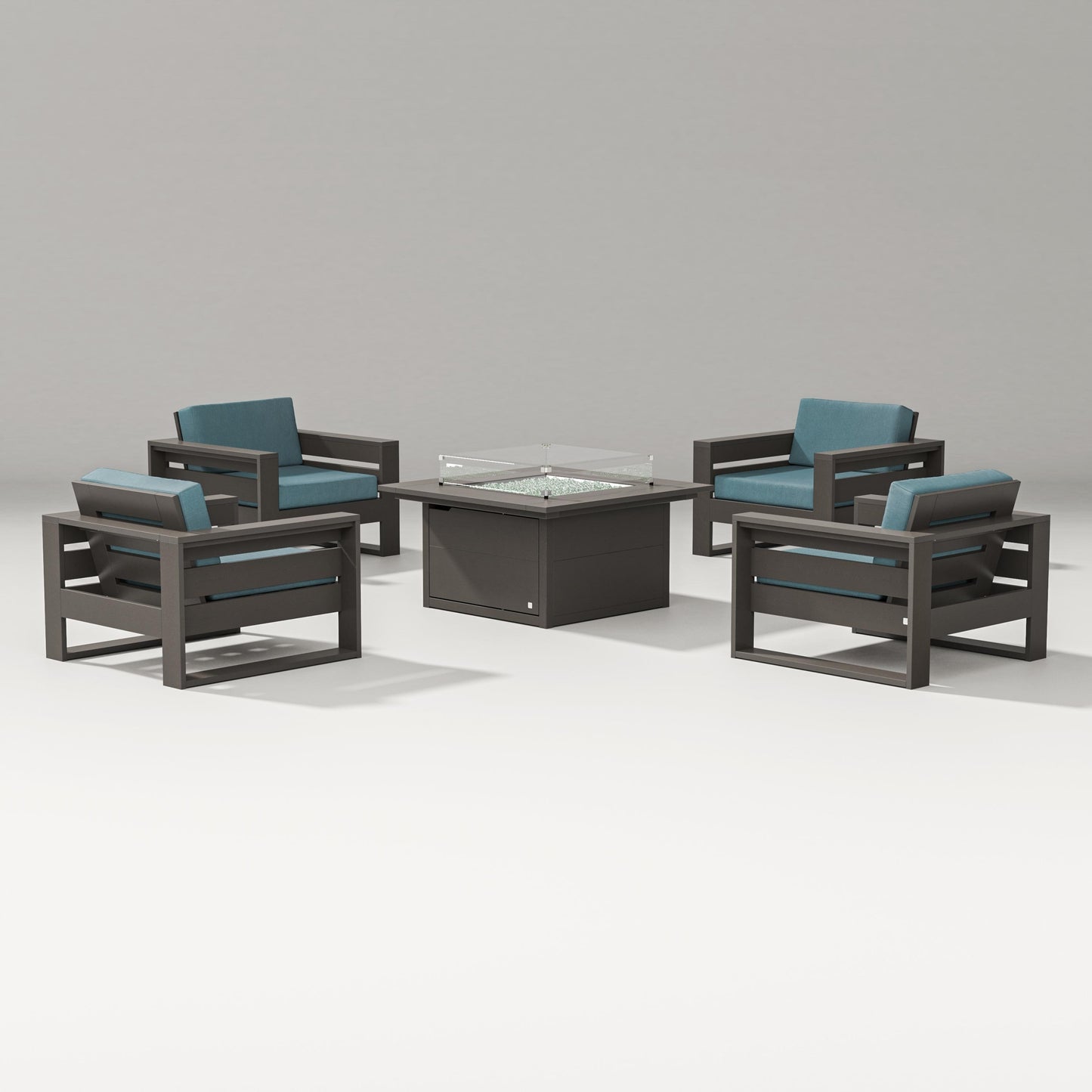 Latitude 5-Piece Lounge Fire Table Set