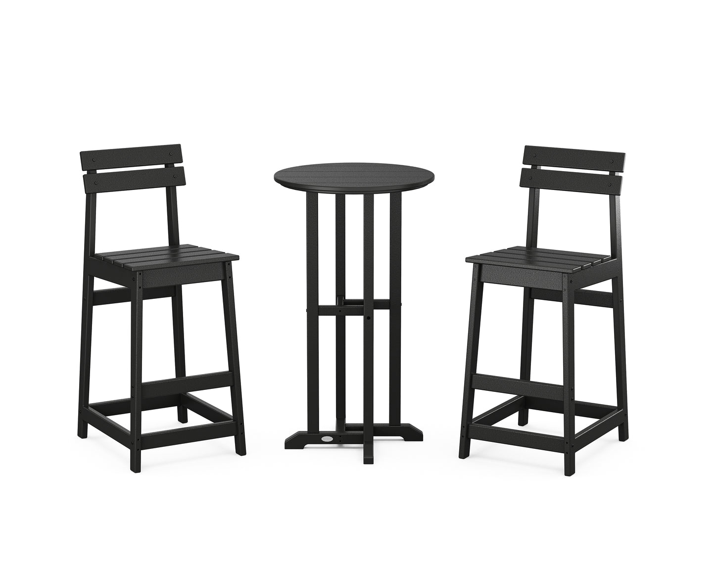 Modern Studio Plaza Bar Chair 3-Piece Bistro Set