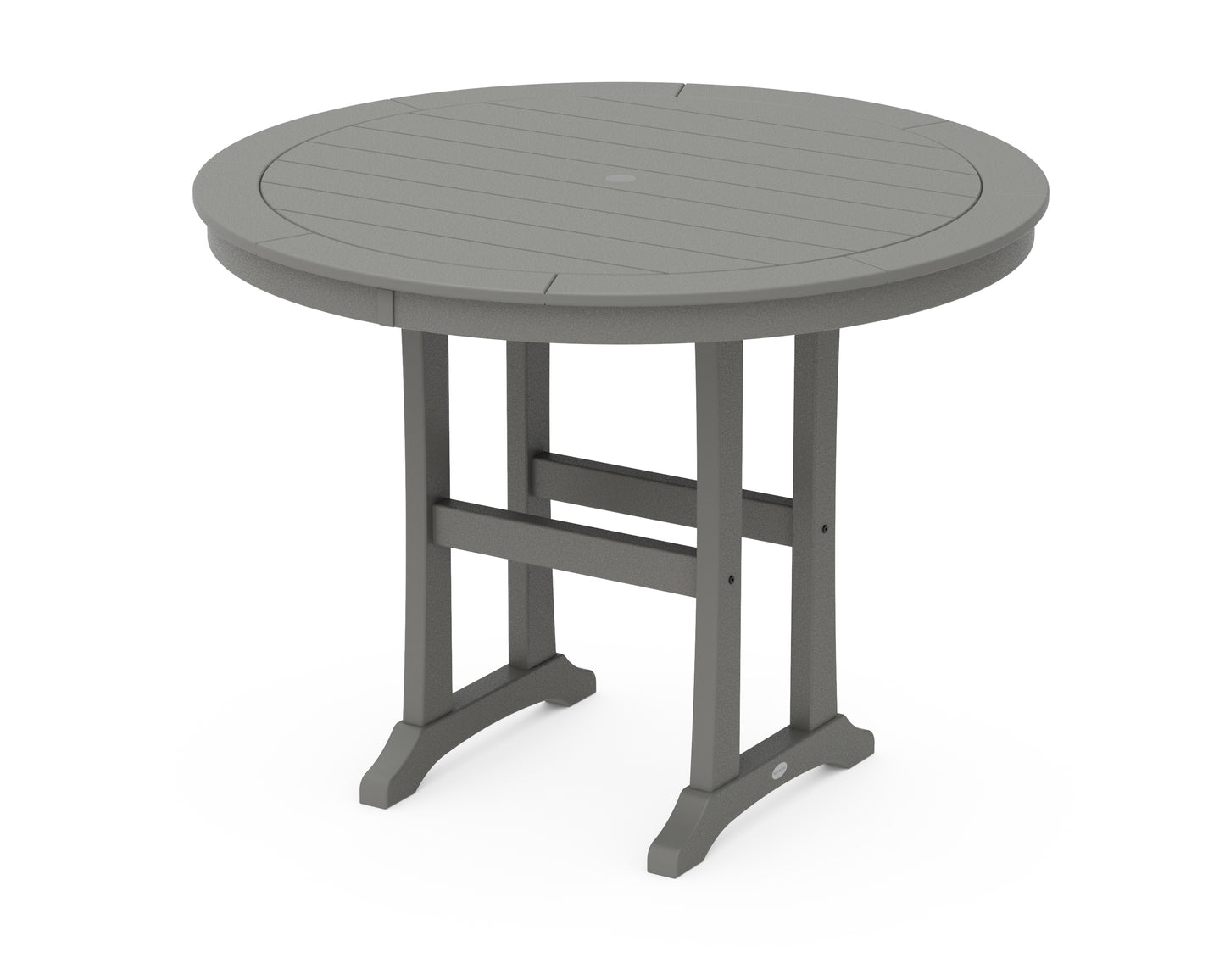 Nautical Trestle 48" Round Counter Table