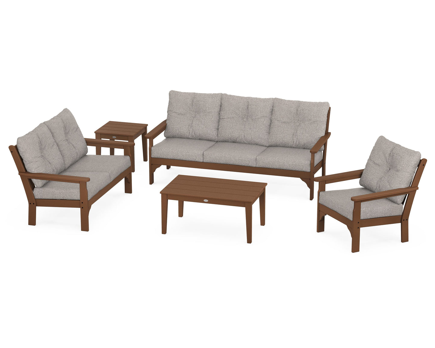 Vineyard 5 Piece Deep Seating Set