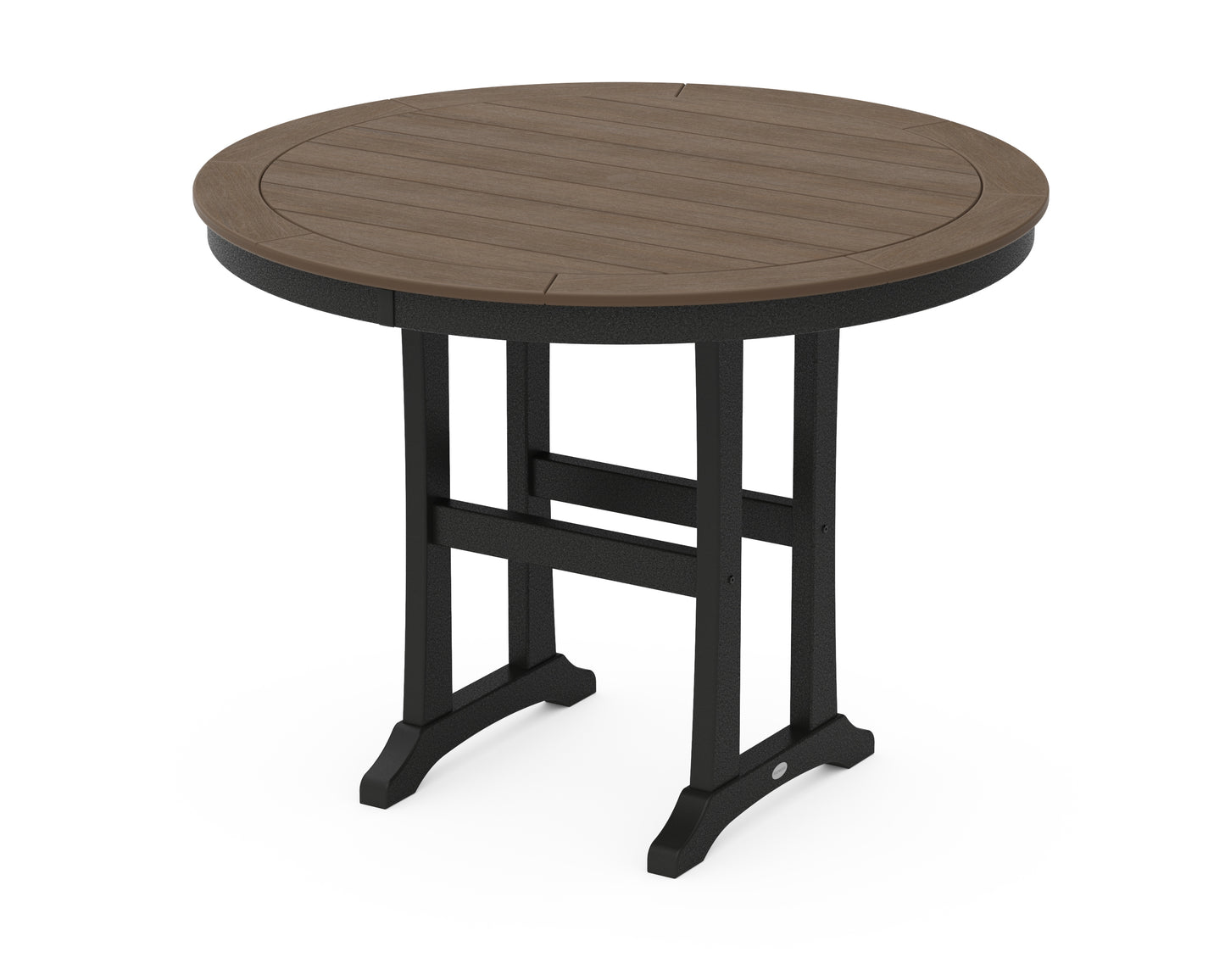 Nautical Trestle 48" Round Counter Table