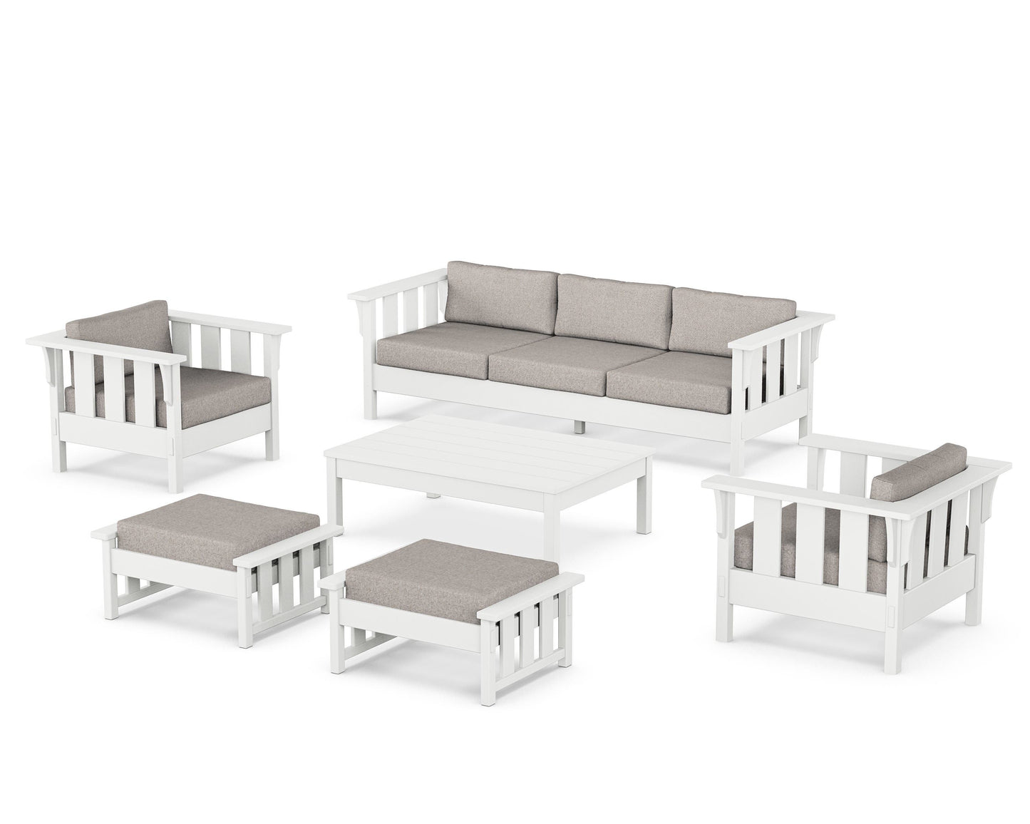 Acadia 6-Piece Lounge Sofa Set