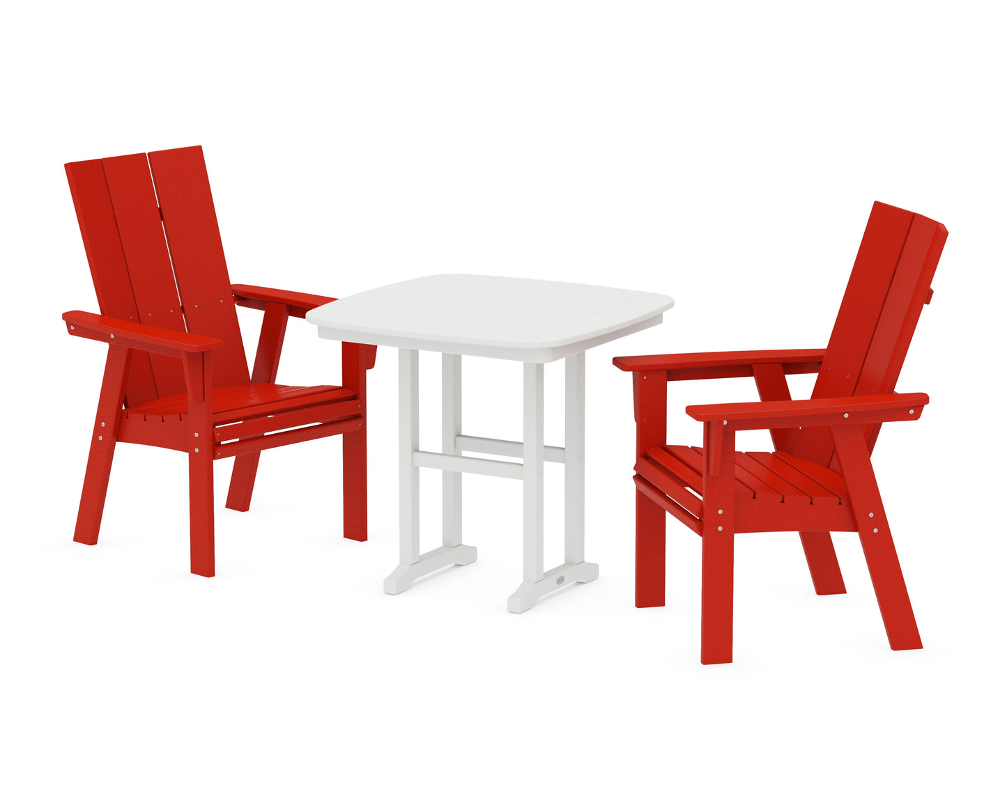 Modern Adirondack 3-Piece Dining Set