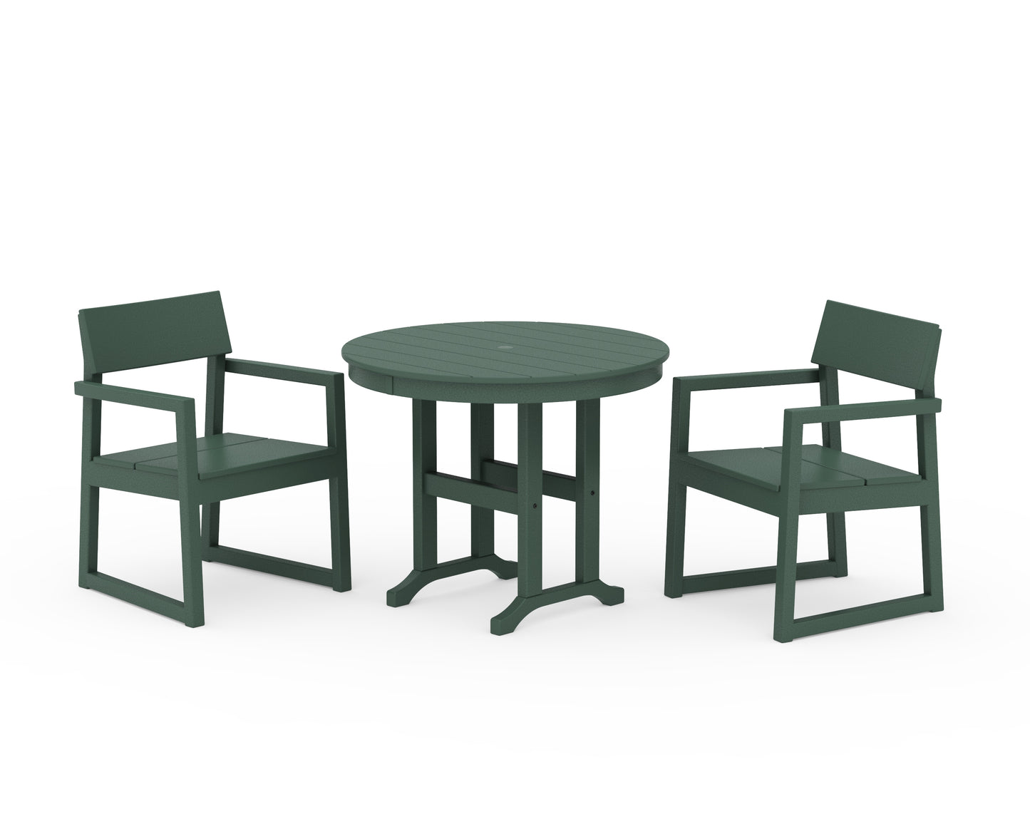 EDGE 3-Piece Round Dining Set