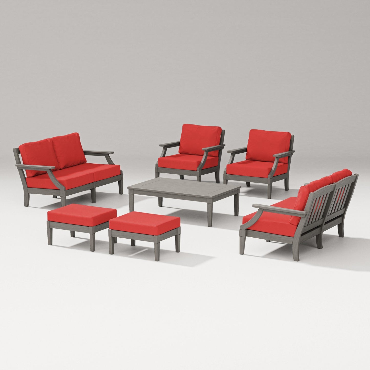 Estate 7-Piece Lounge Loveseat Set