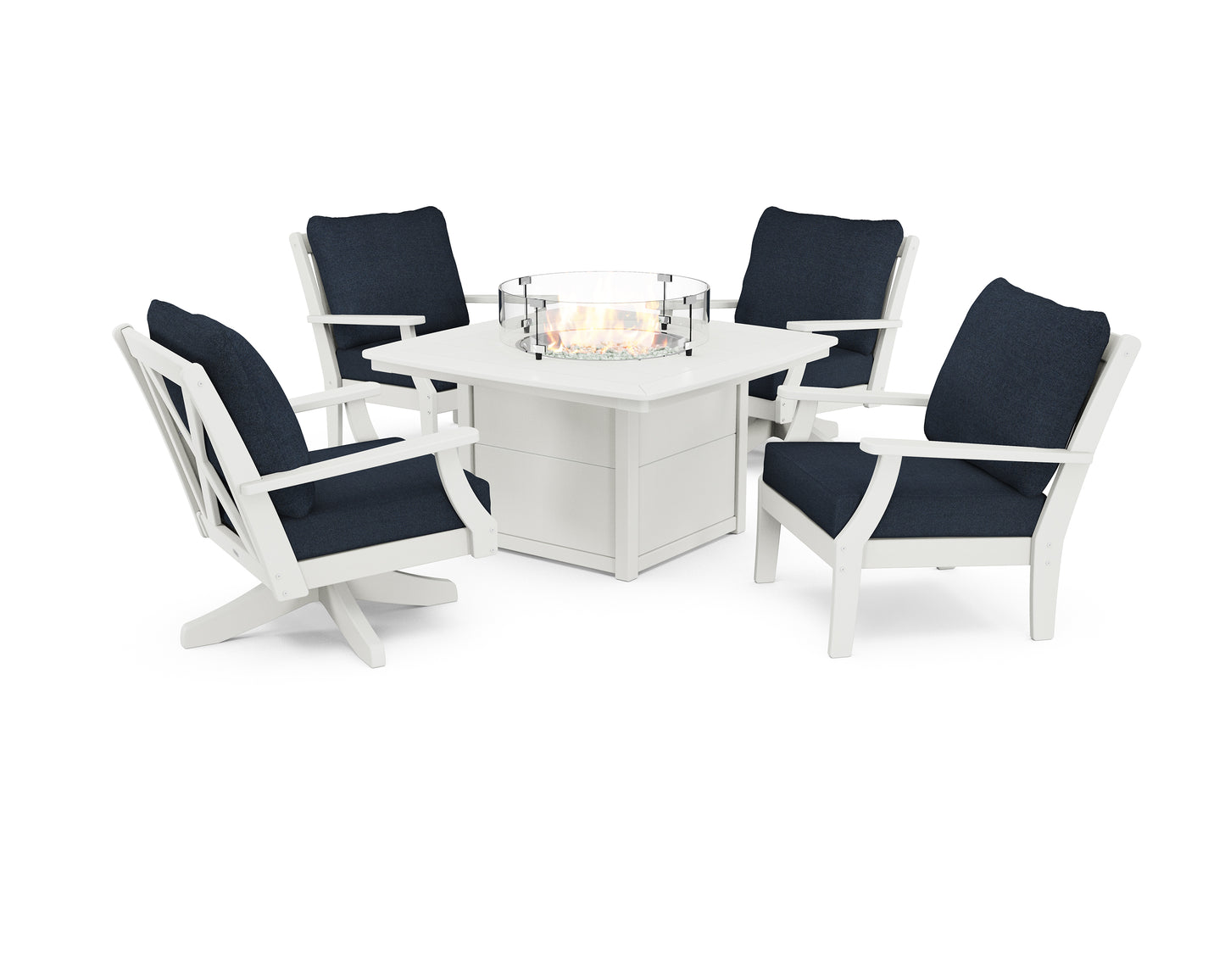 Braxton 5-Piece Deep Seating Set with Fire Table