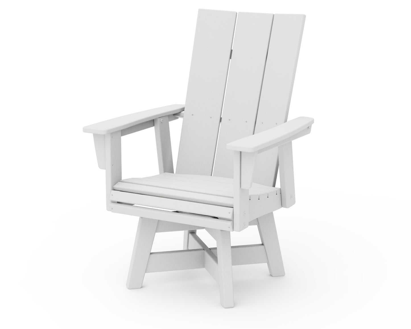 Modern Curveback Adirondack Swivel Dining Chair