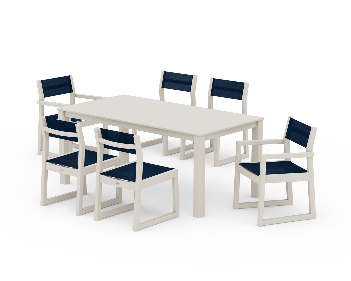 EDGE Sling 7-Piece Parsons Dining Set