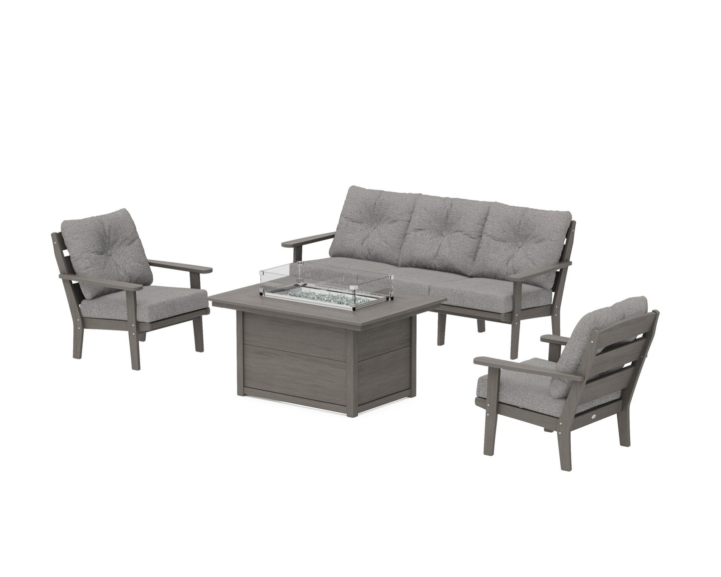 Lakeside Deep Seating Fire Pit Table Set
