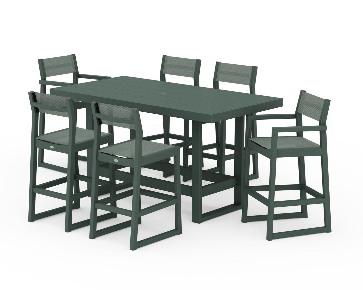 EDGE Sling 7-Piece Bar Table Set