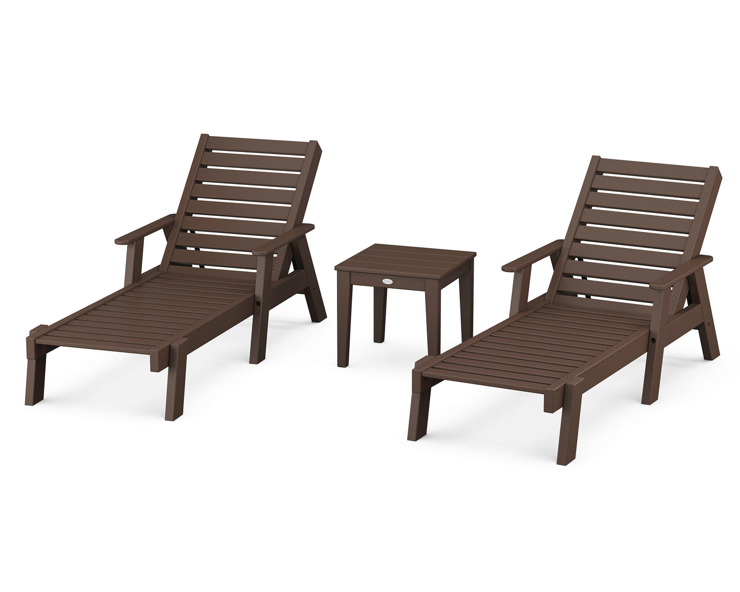 Captain Chaise 3-Piece Set with Arms