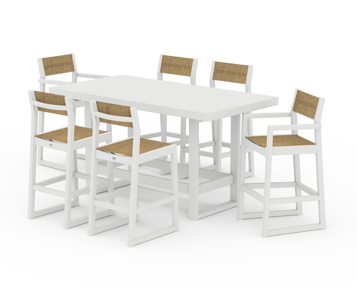 EDGE Sling 7-Piece Bar Table Set