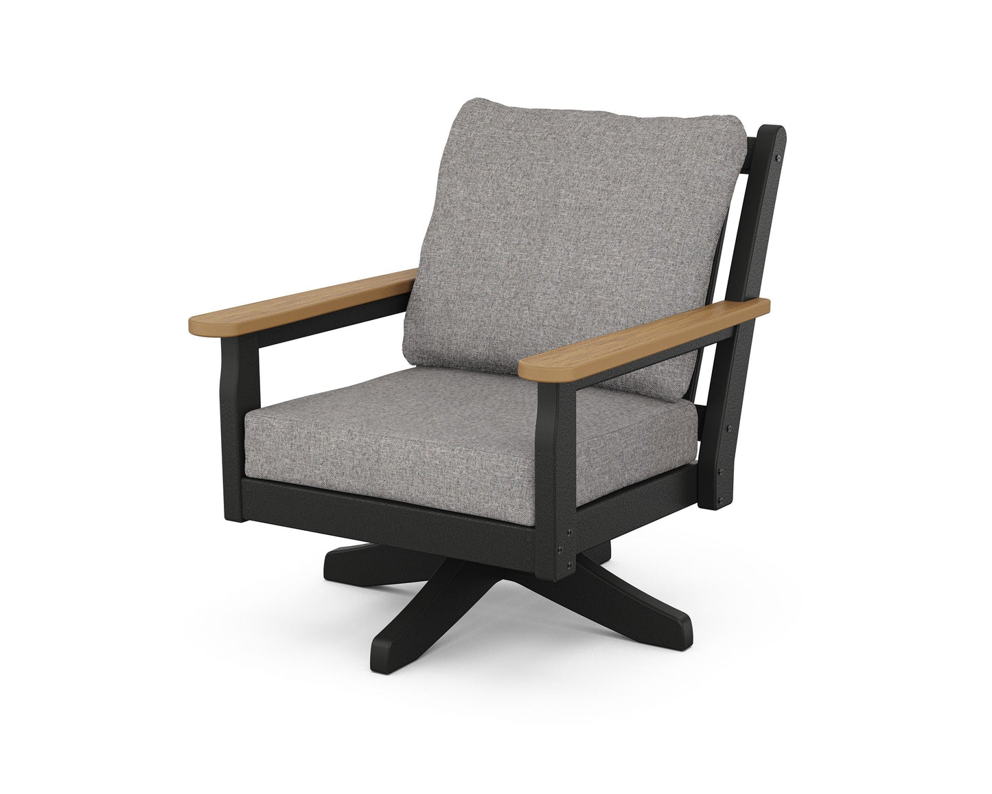 Chippendale Deep Seating Swivel Chair