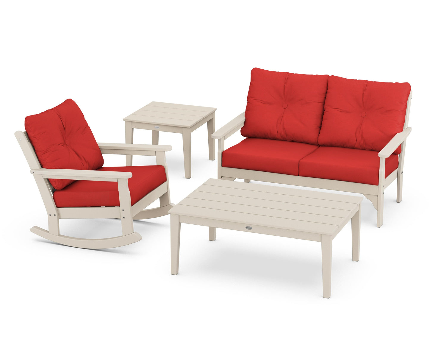 Vineyard 4-Piece Deep Seating Rocker Set