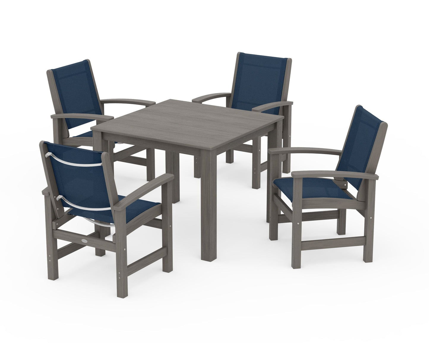 Coastal 5-Piece Parsons Dining Set