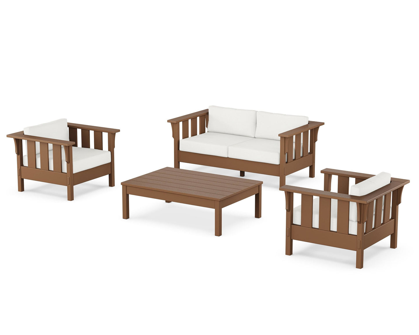 Acadia 4-Piece Deep Seating Set with Loveseat