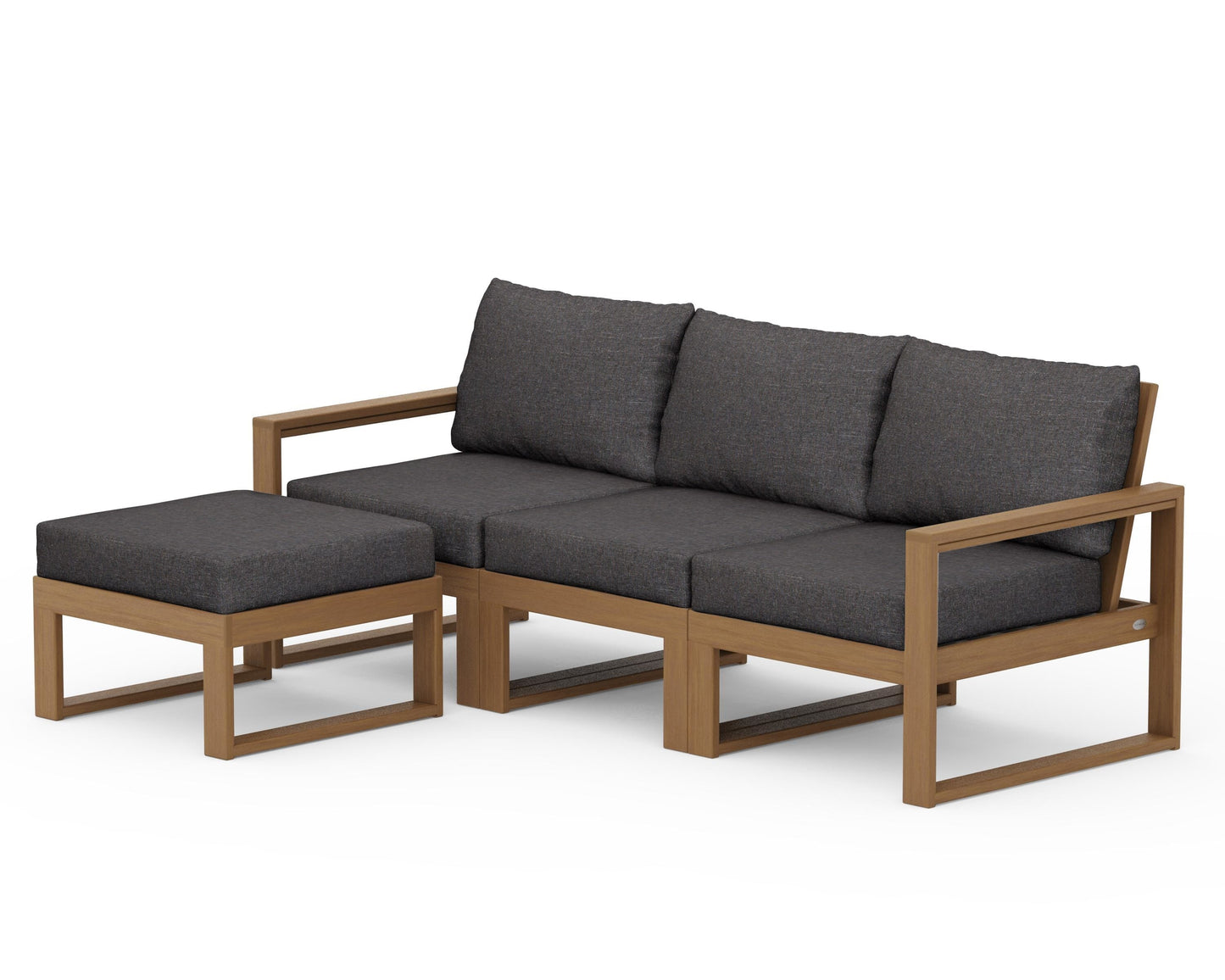 EDGE 4-Piece Modular Deep Seating Set with Ottoman