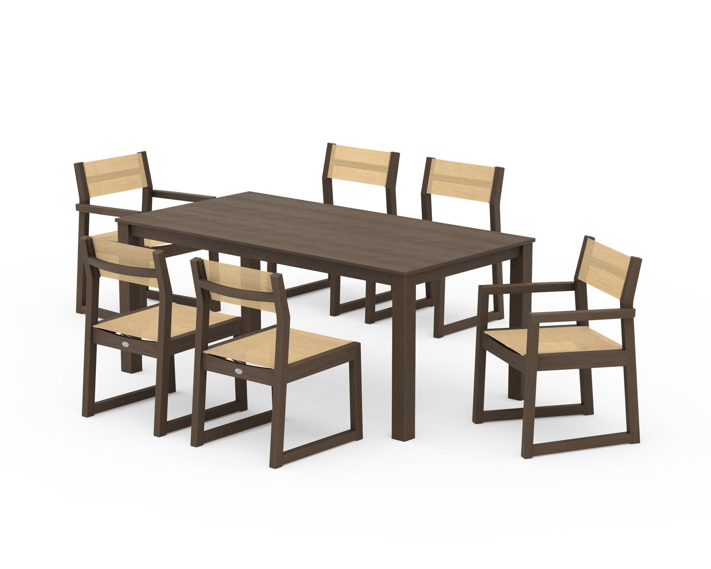 EDGE Sling 7-Piece Parsons Dining Set
