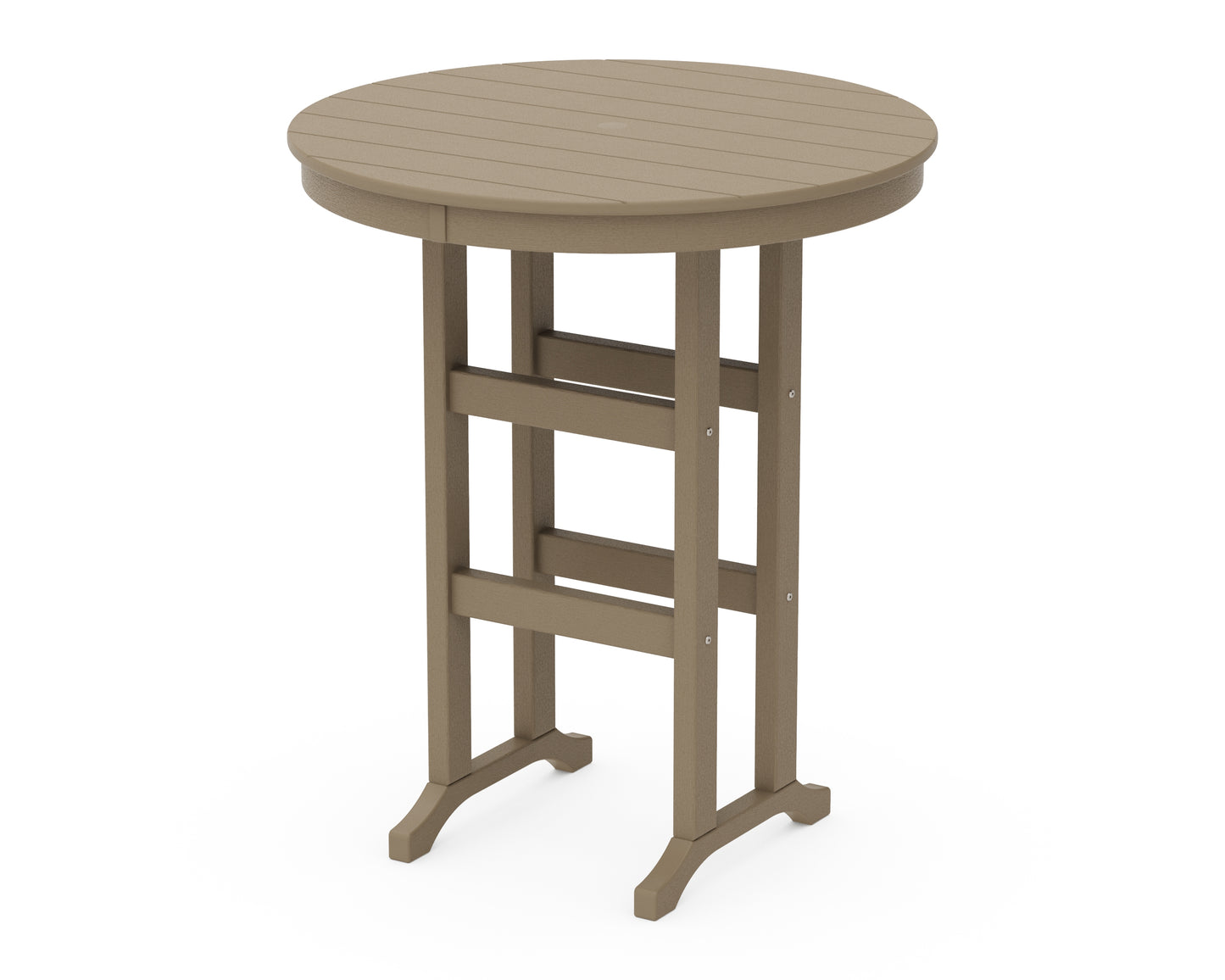 36" Round Farmhouse Bar Table