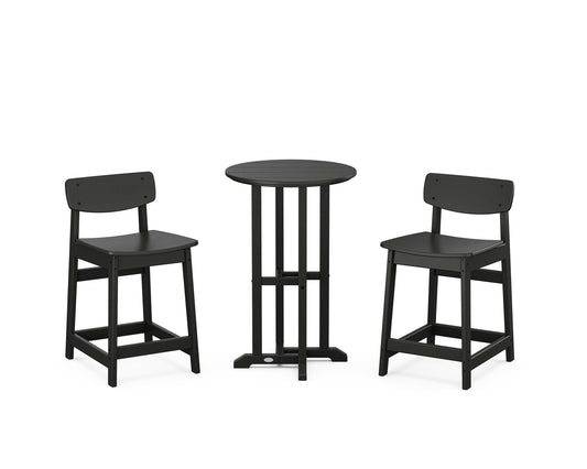 Modern Studio Urban Lowback 3-Piece Bistro Counter Set