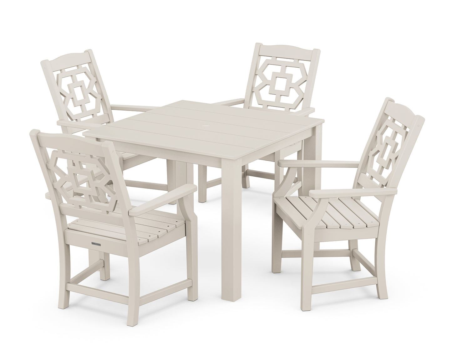 Chinoiserie 5-Piece Parsons Dining Set