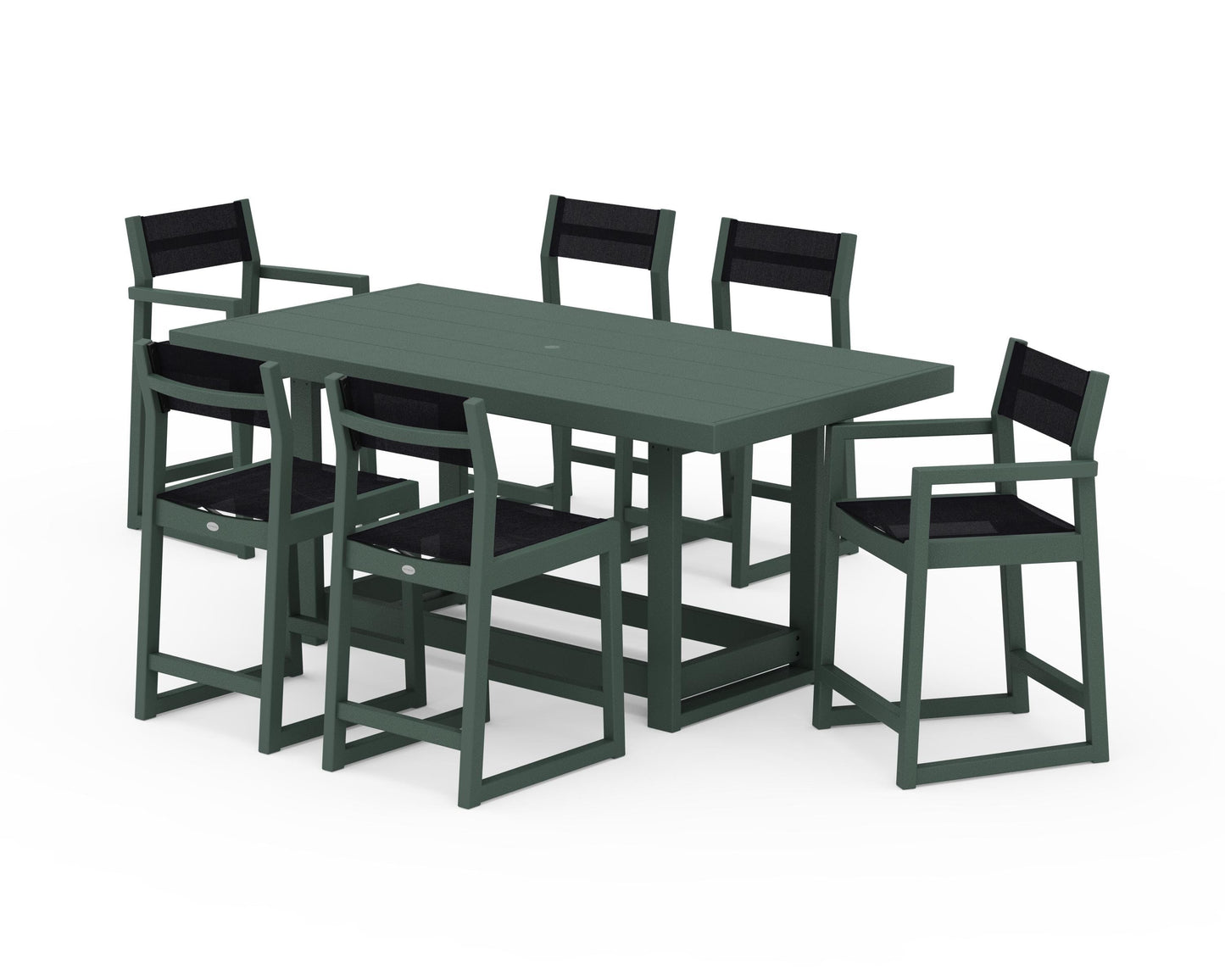 EDGE Sling 7-Piece Counter Table Set