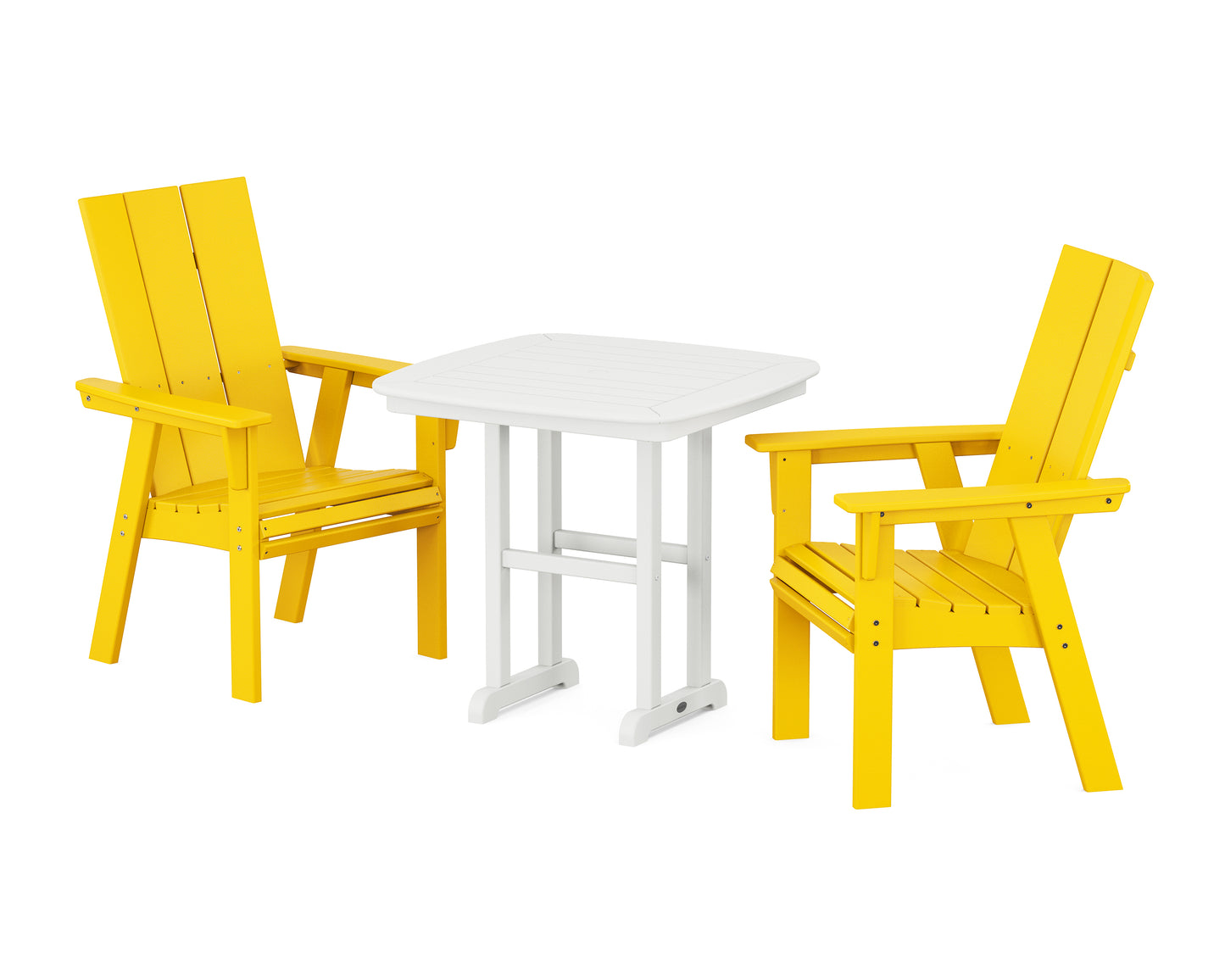 Modern Adirondack 3-Piece Dining Set