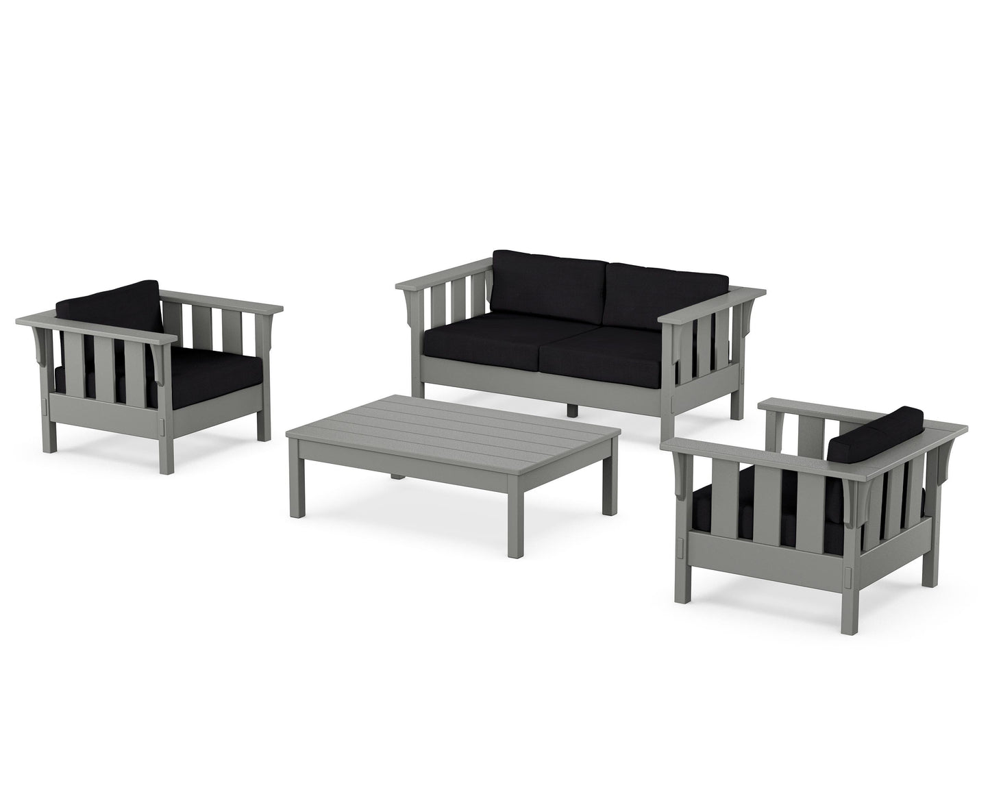 Acadia 4-Piece Deep Seating Set with Loveseat