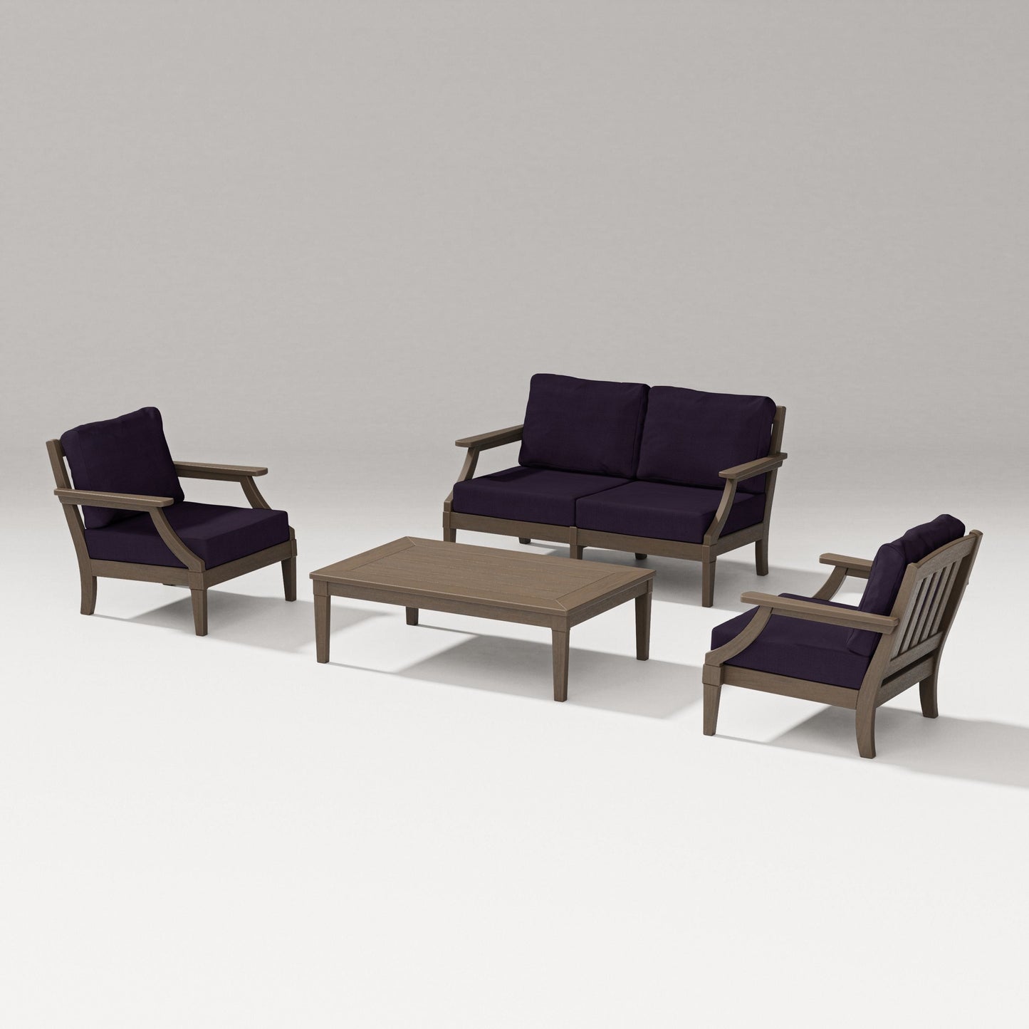 Estate Lounge 4-Piece Loveseat Set