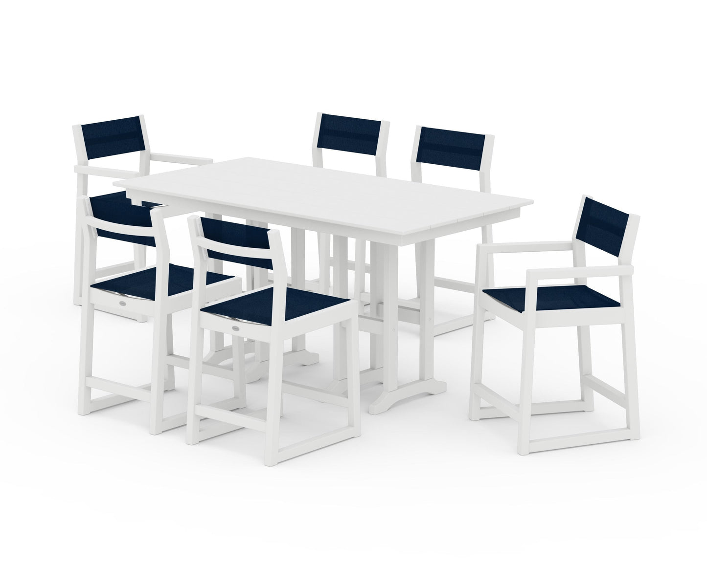 EDGE Sling 7-Piece Farmhouse Counter Set