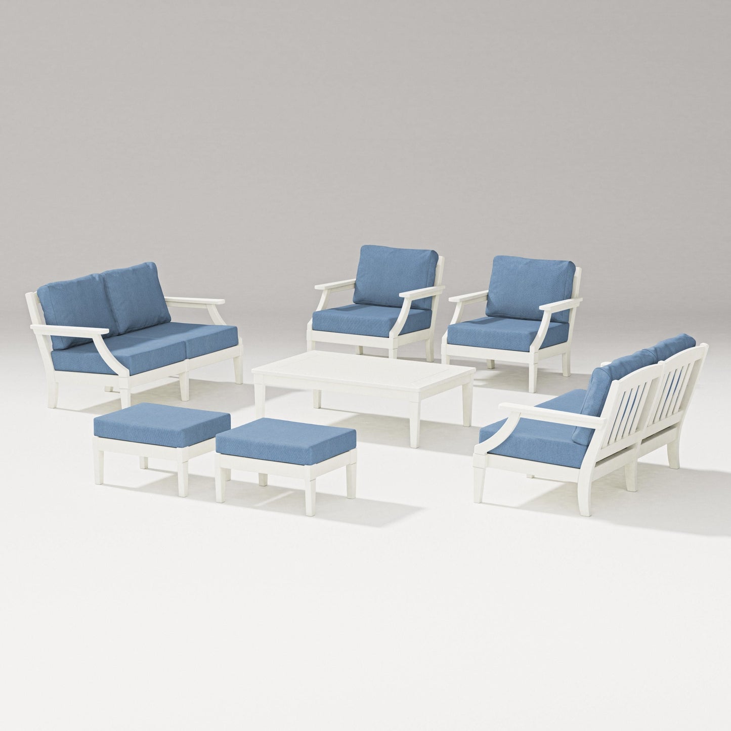 Estate 7-Piece Lounge Loveseat Set