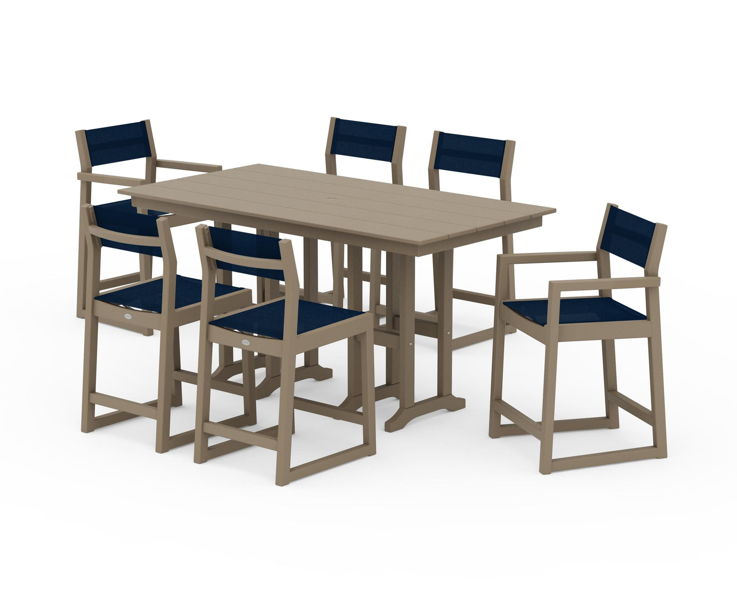 EDGE Sling 7-Piece Farmhouse Counter Set