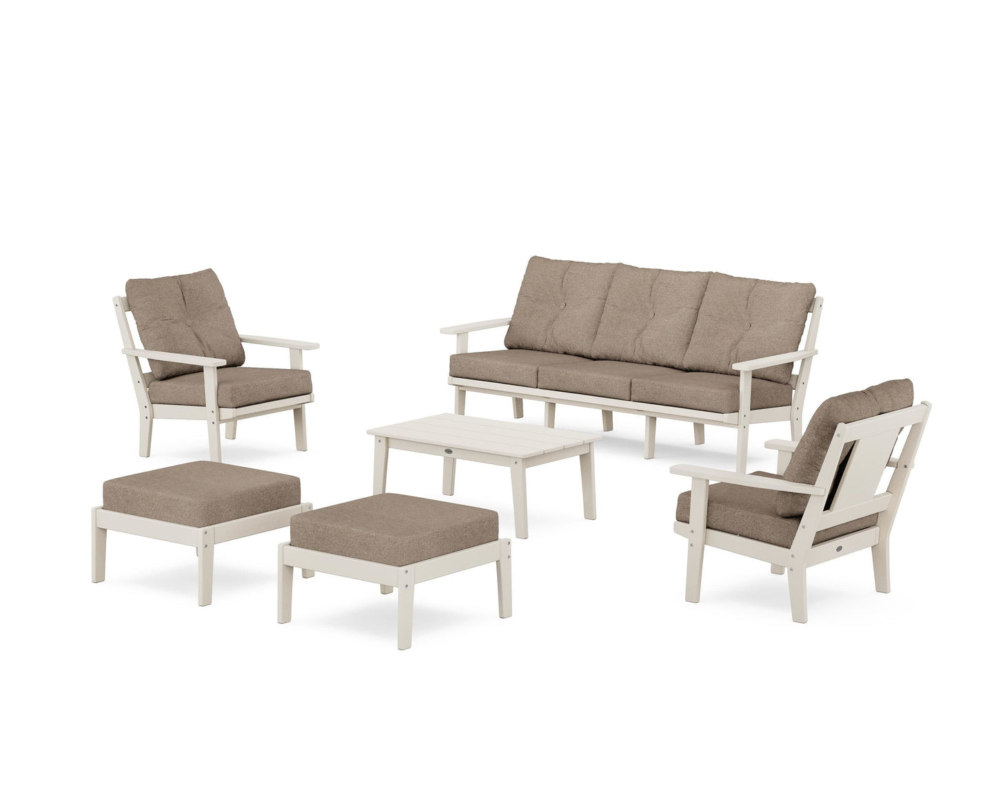 Prairie 6-Piece Lounge Sofa Set