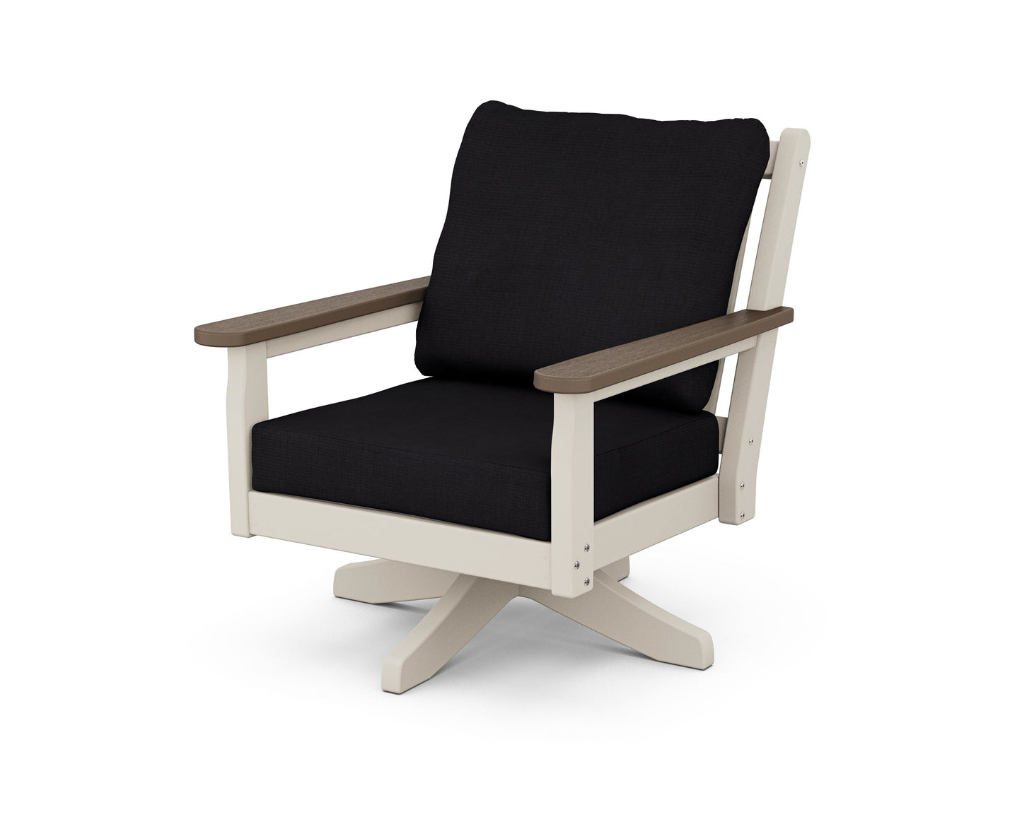 Chippendale Deep Seating Swivel Chair
