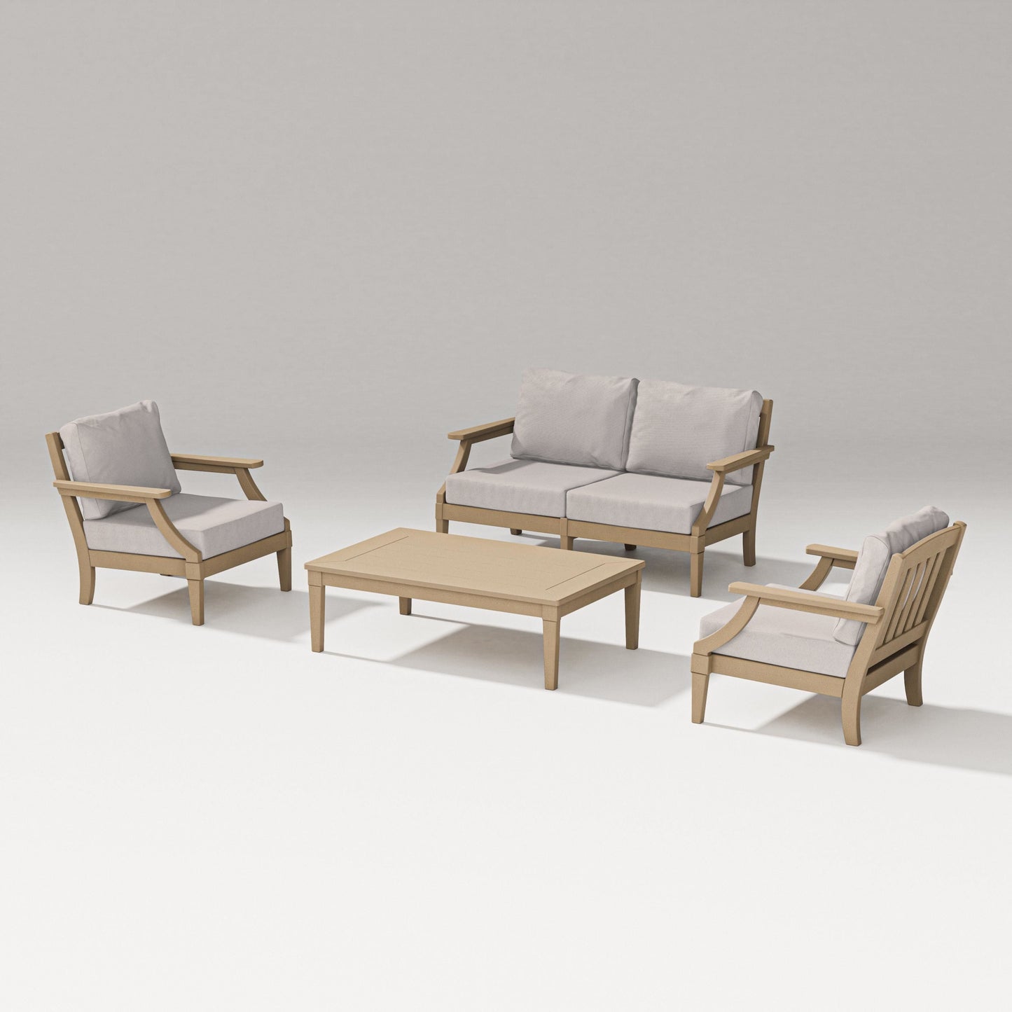 Estate Lounge 4-Piece Loveseat Set