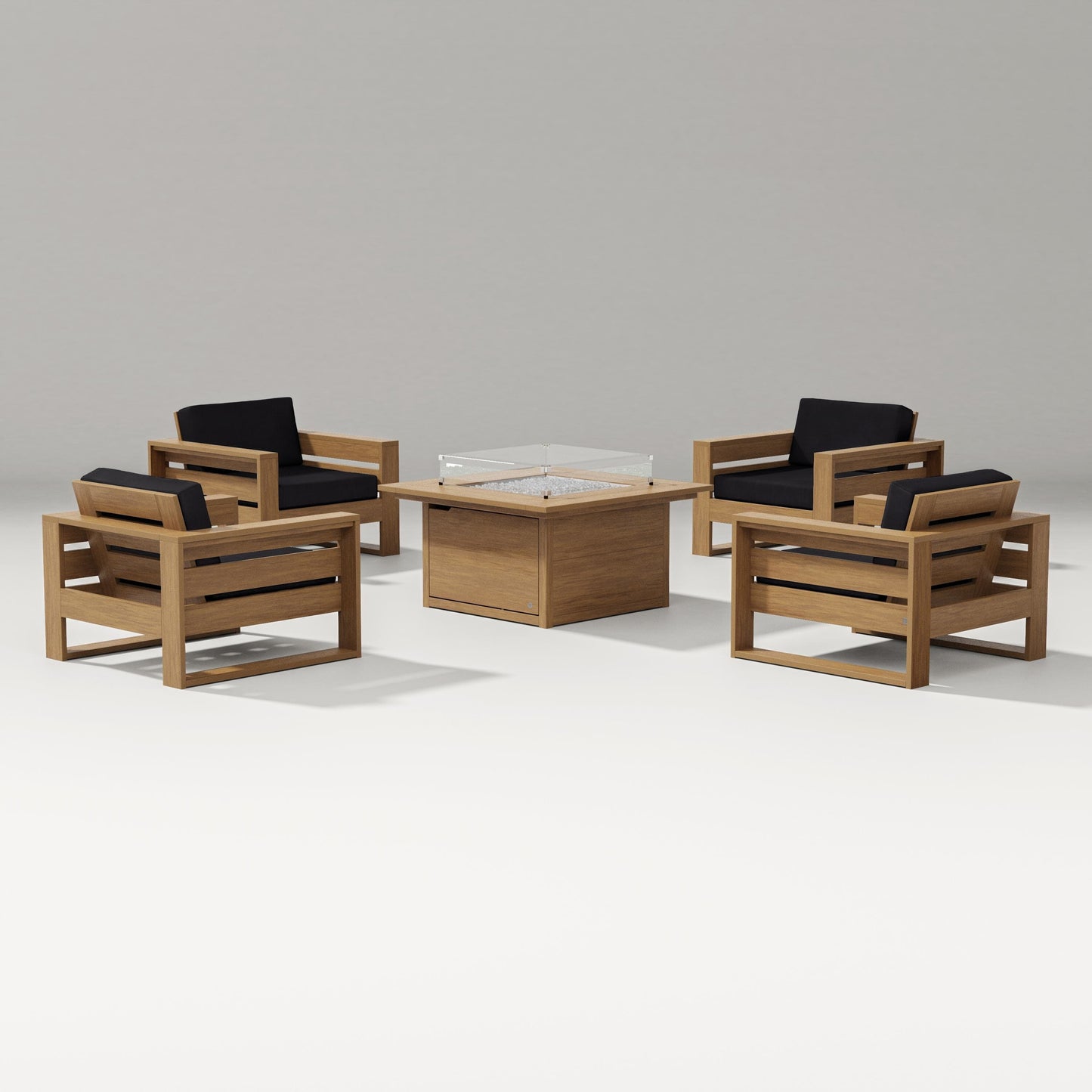 Latitude 5-Piece Lounge Fire Table Set