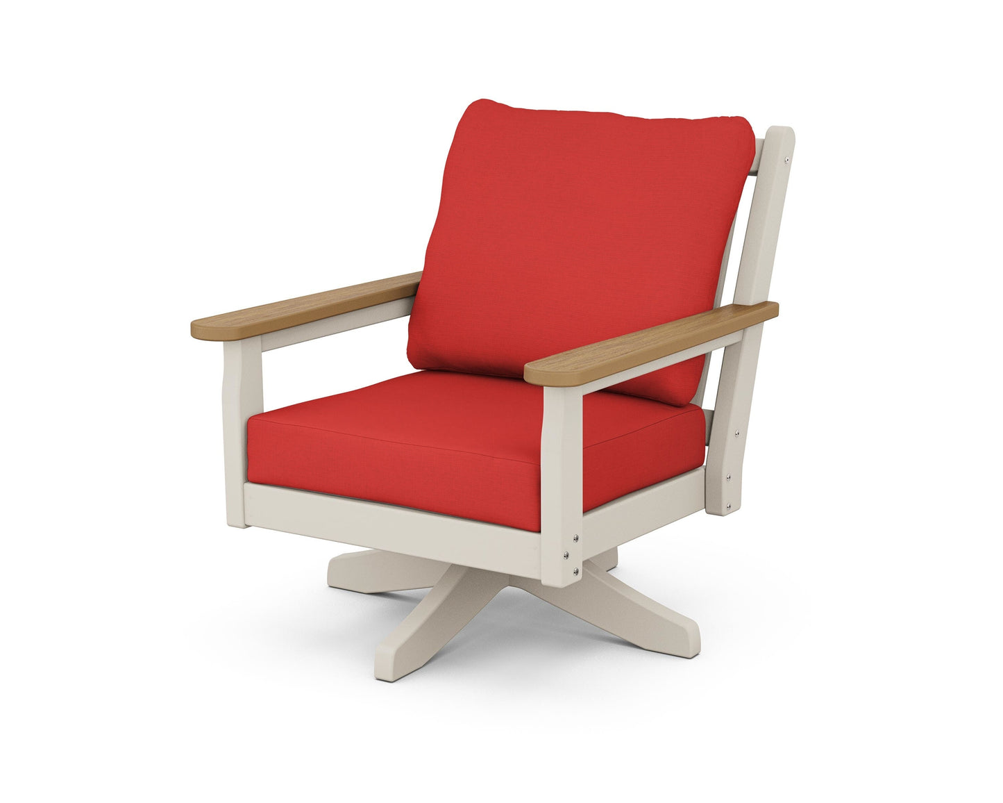 Chippendale Deep Seating Swivel Chair
