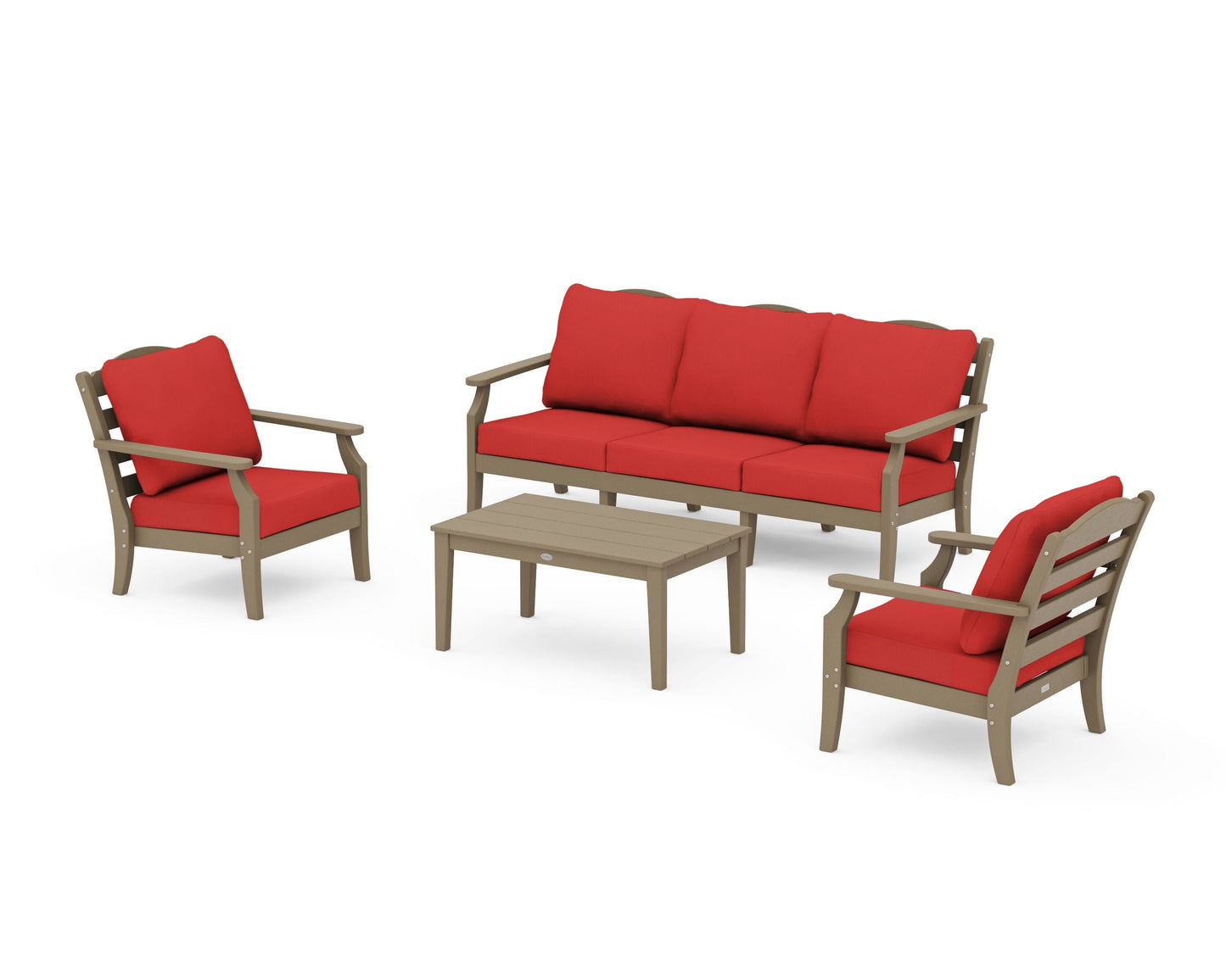 Savannah 4-Piece Deep Seating Set with Sofa