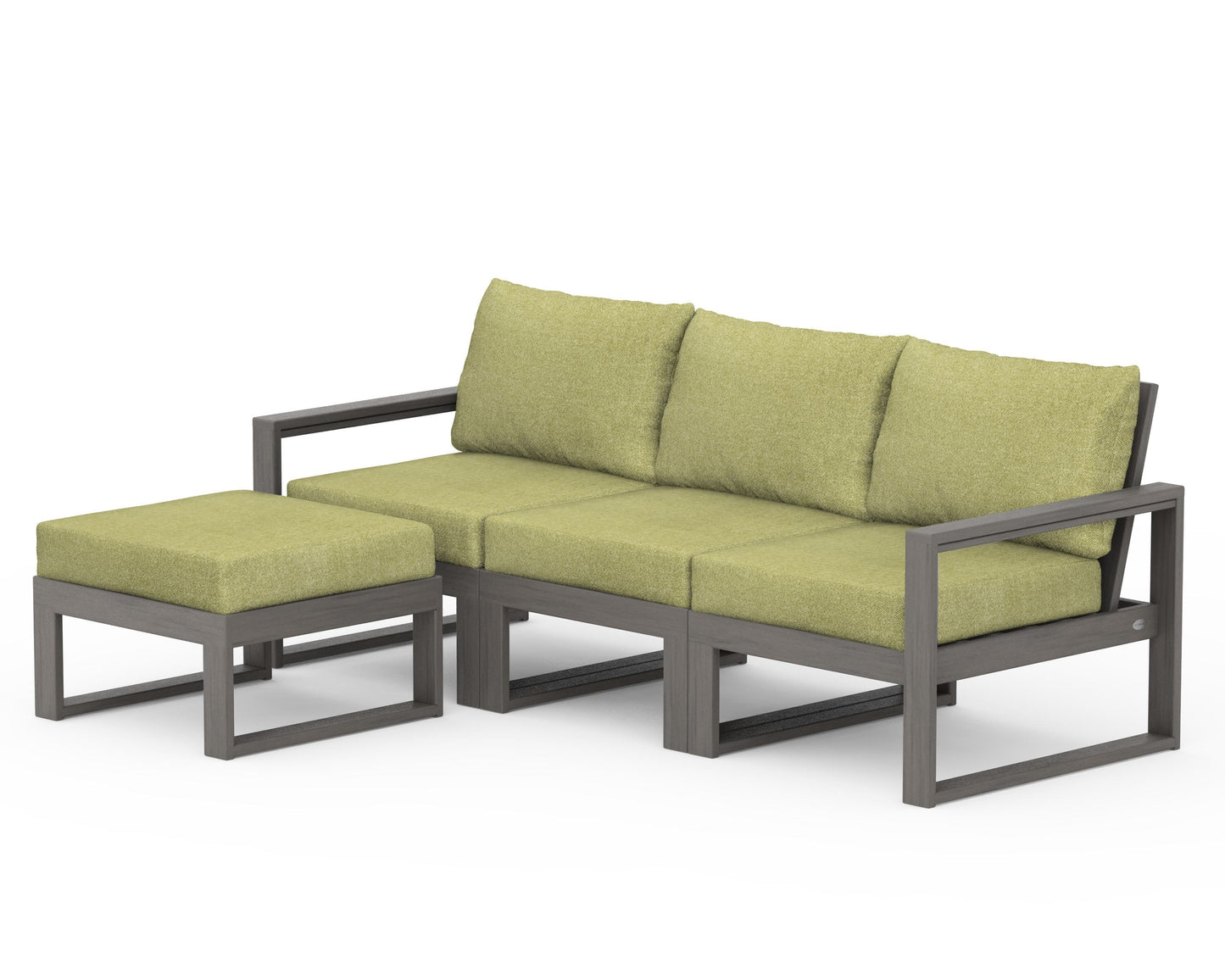 EDGE 4-Piece Modular Deep Seating Set with Ottoman