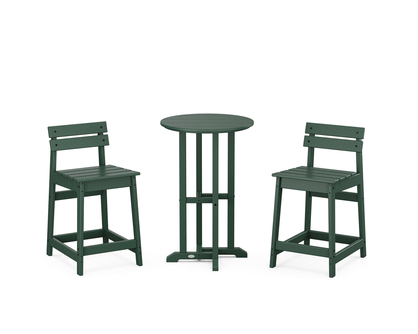 Modern Studio Plaza Lowback 3-Piece Bistro Counter Set
