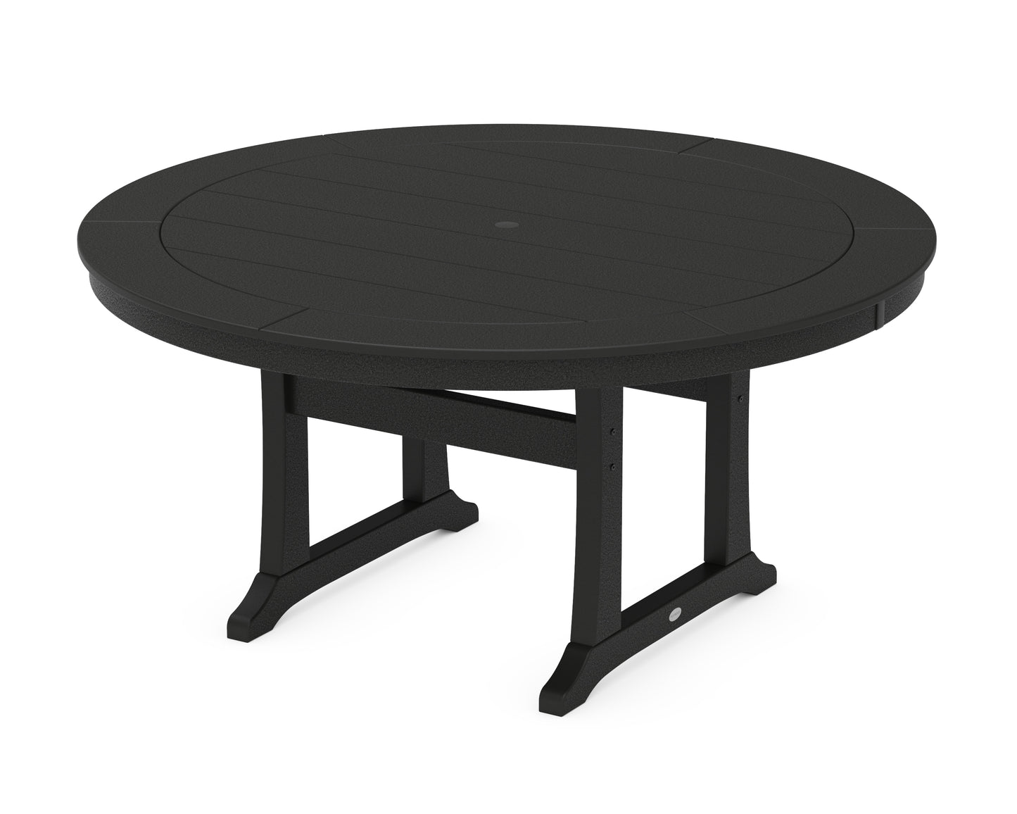 Nautical Trestle 60" Round Dining Table