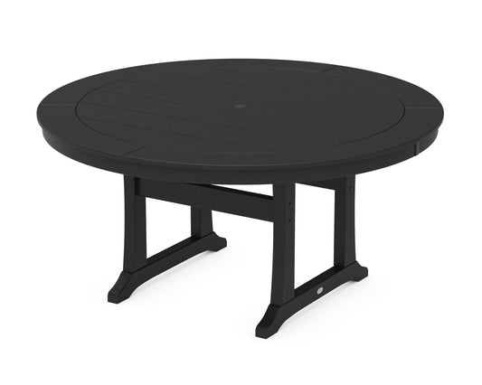 Nautical Trestle 60" Round Dining Table