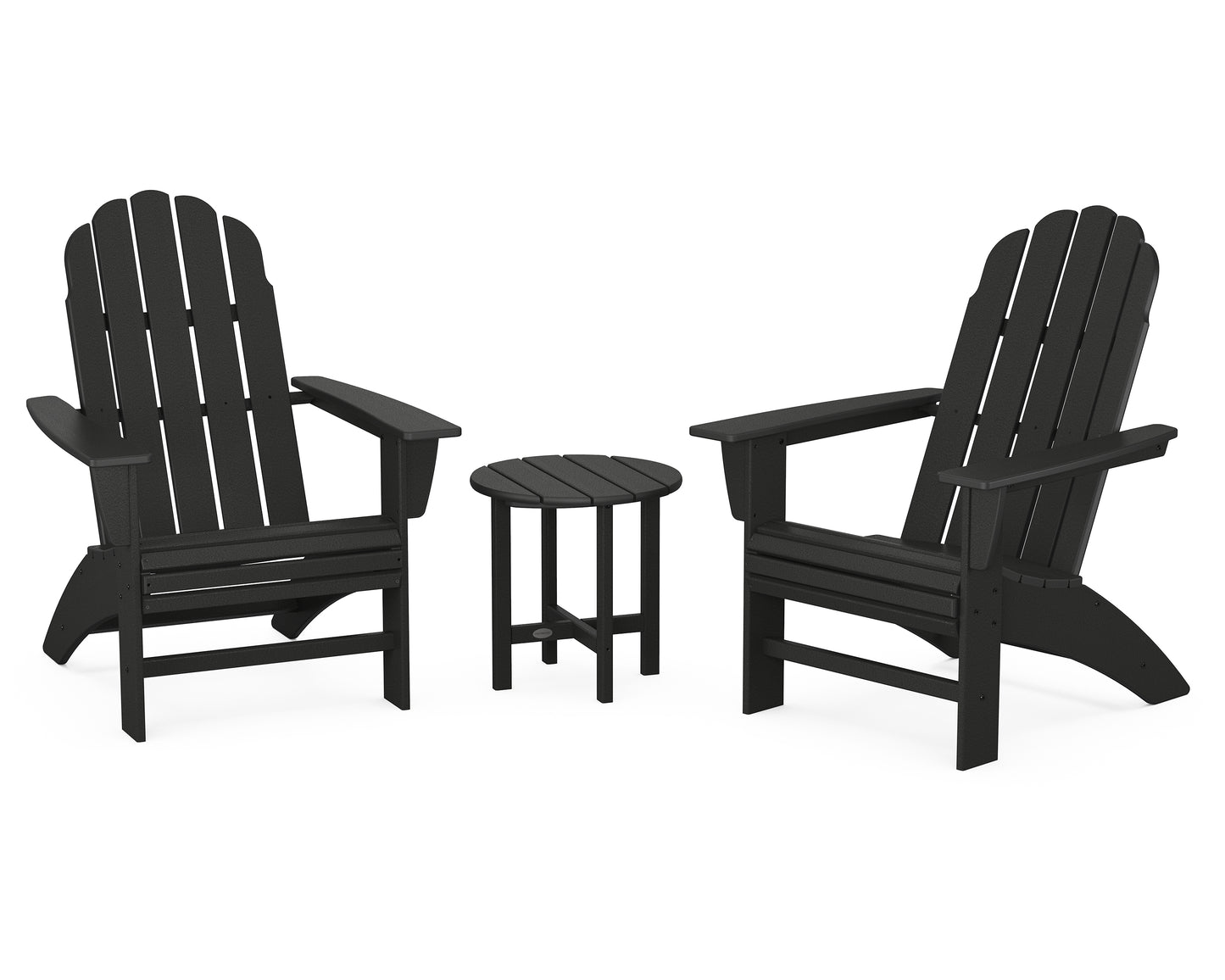 Vineyard 3-Piece Curveback Adirondack Set