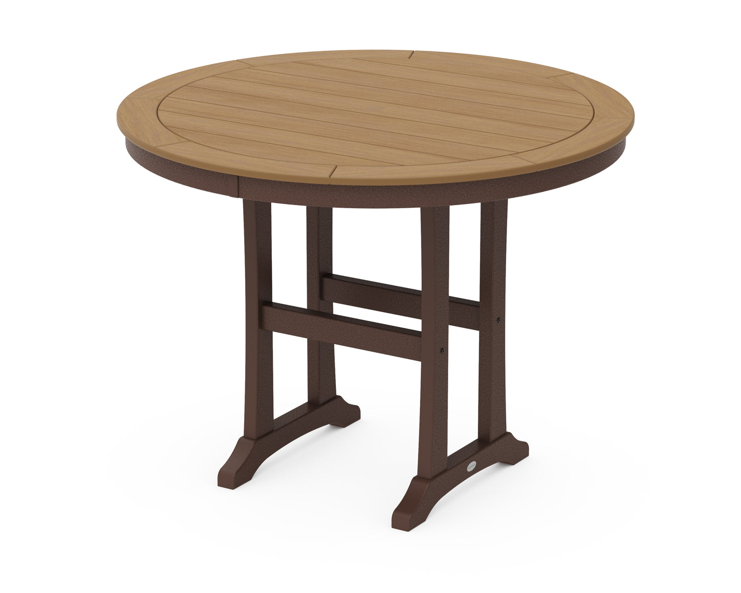Nautical Trestle 48" Round Counter Table