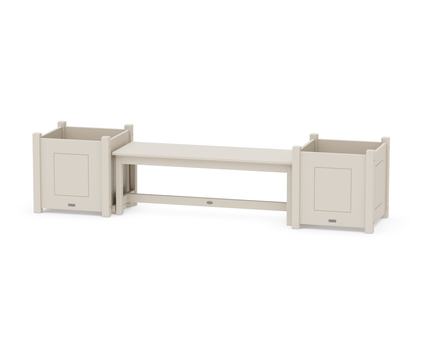 48" Country Living Straight Planter Bench Set - Large