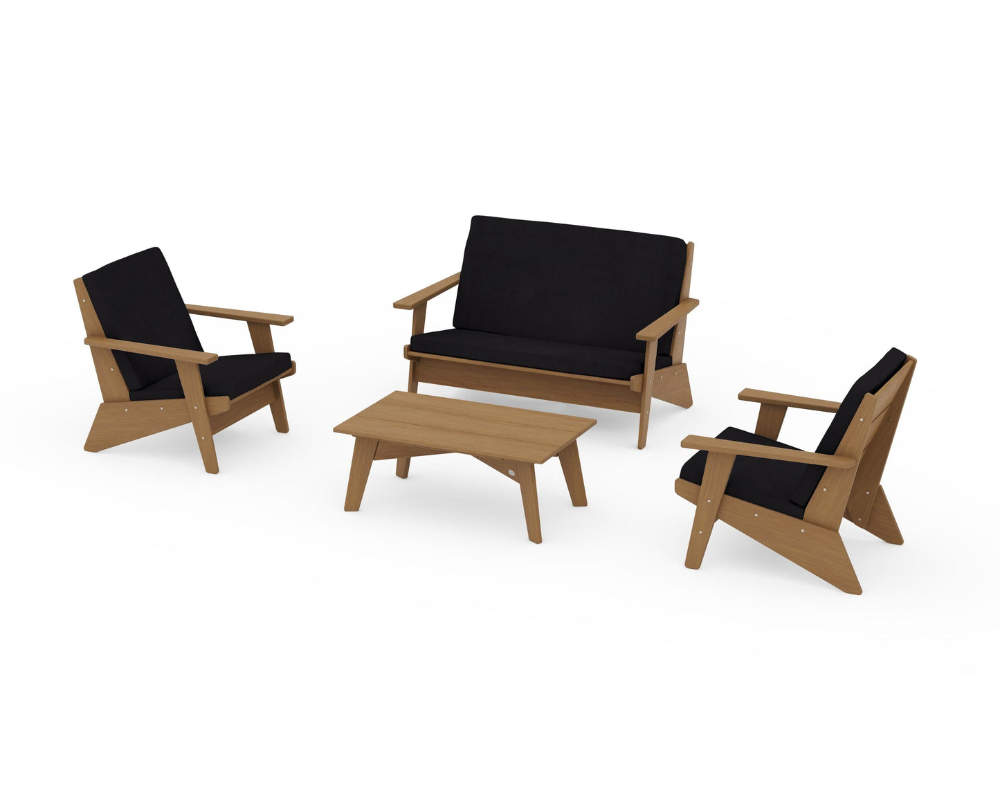 Riviera Modern Lounge 4-Piece Set