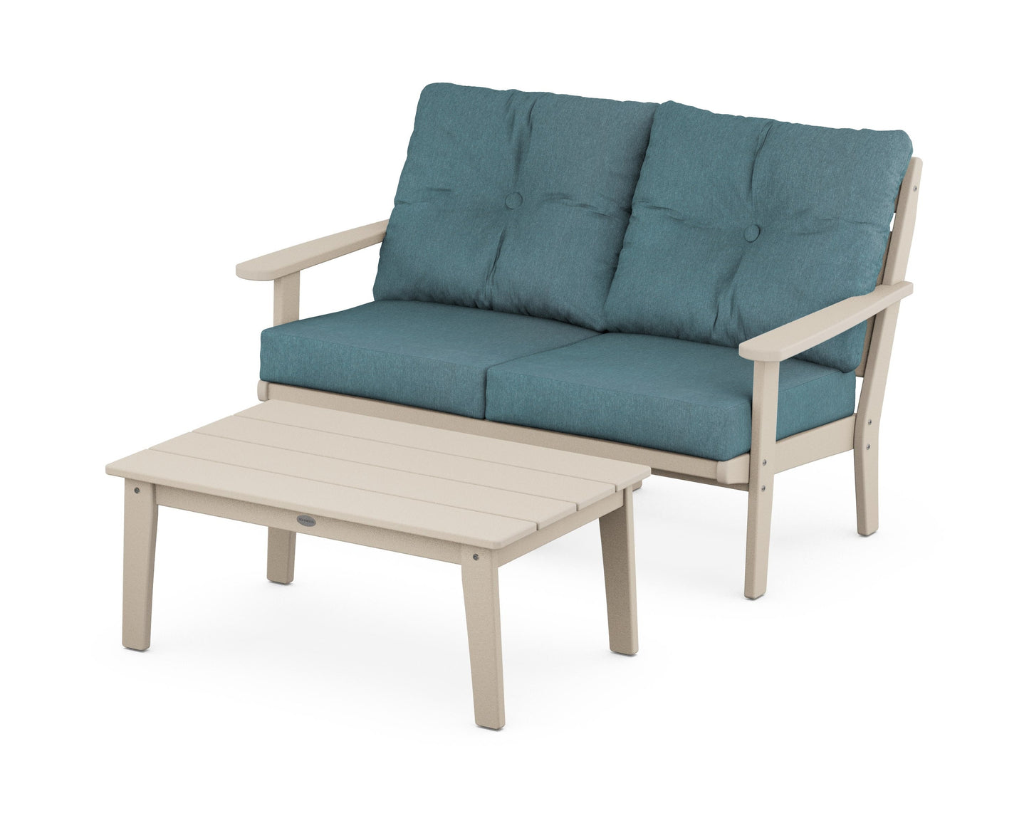 Lakeside 2-Piece Lounge Loveseat Set
